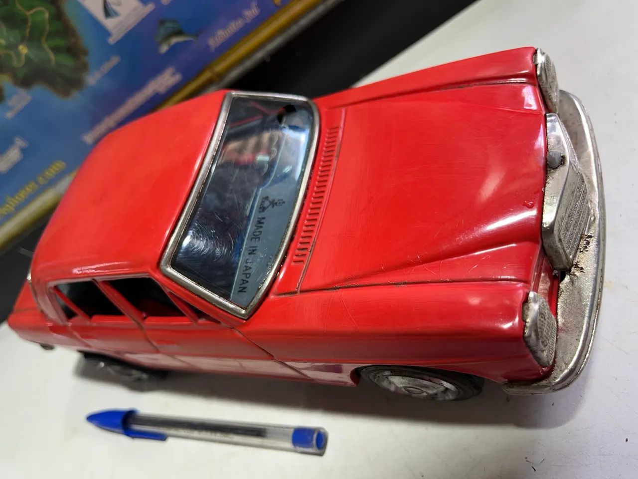 Carrinho de lata antigo anos 60  - Foto 5