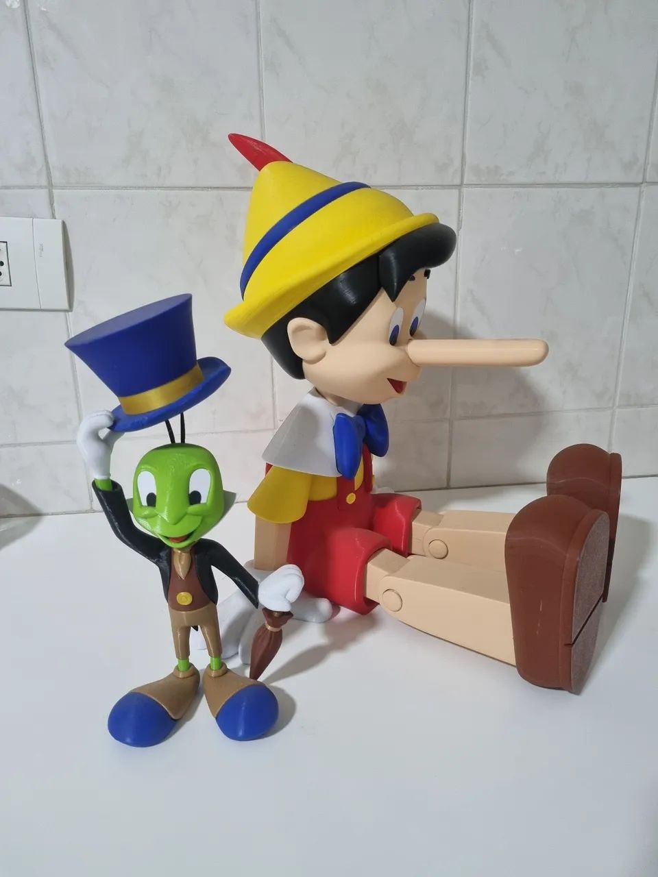Boneco Pinoquio e Grilo Falante  - Foto 5