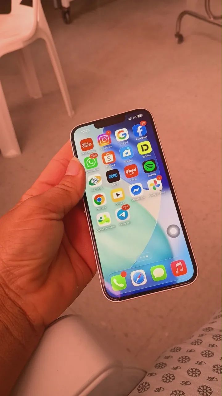 iPhone 13 128gb pra vender logo $1800 sem Face ID off - Celulares