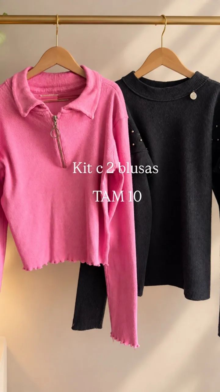 Blusa infanto-juvenil 