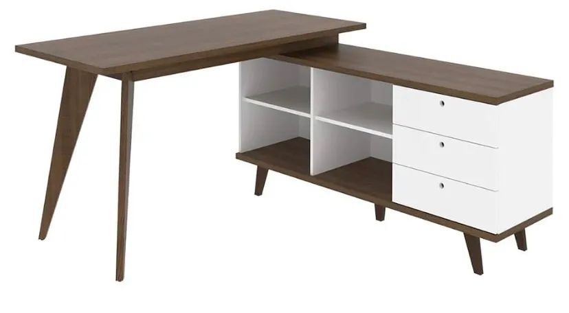 Mesa de escritório em L - Foto 4