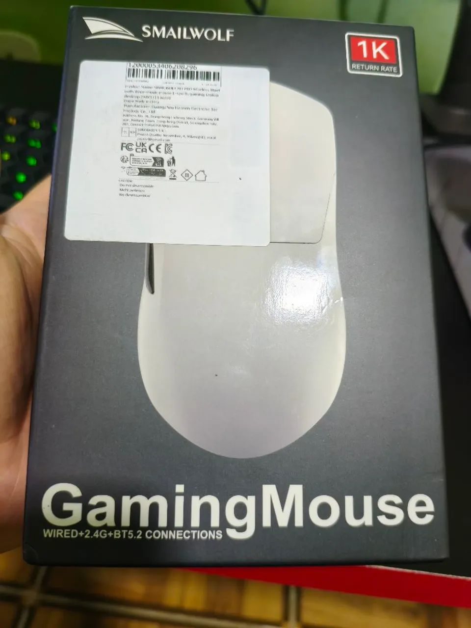 Mouse sem fio com dock Smailwolf M3 pro+