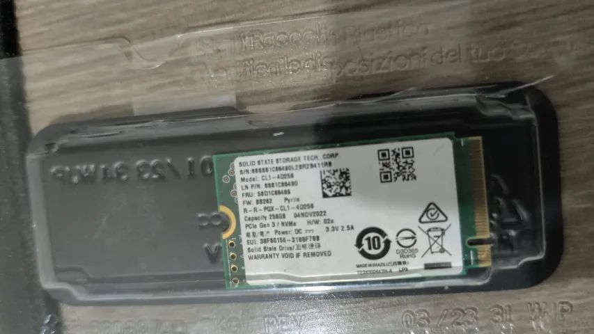 SSD NVME M.2 256GB