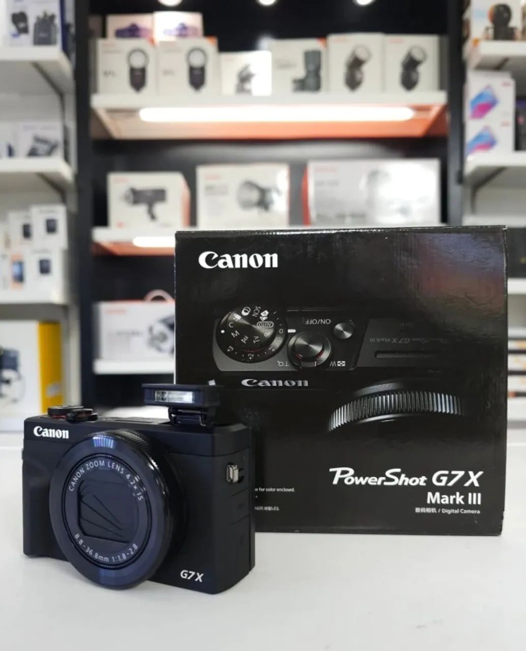 Câmera Canôn Avançada G7x Mark III Nova com NF  - Foto 2