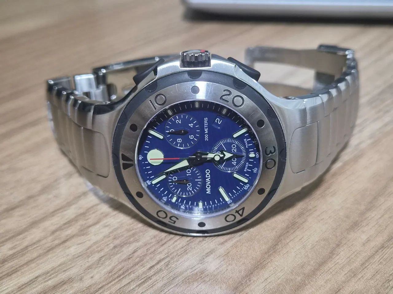 Movado serie 800 Cronógrafo Raro