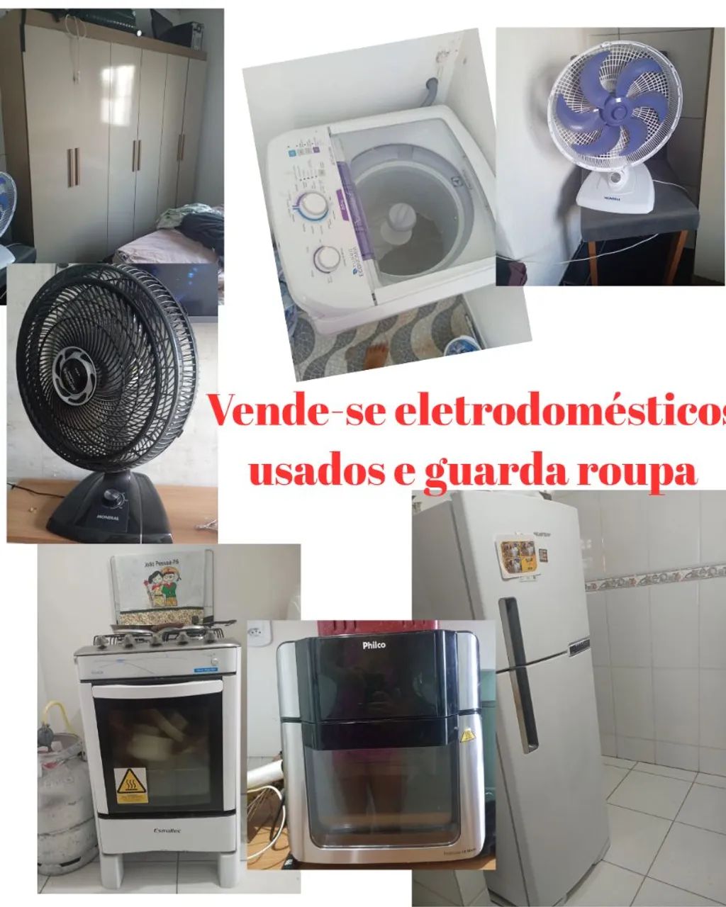 Vendo diversos eletrodomésticos 