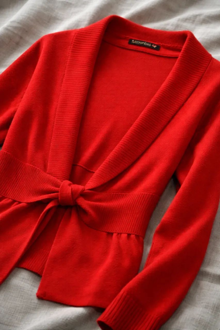 Blusa de frio vermelha Caedu - Foto 2