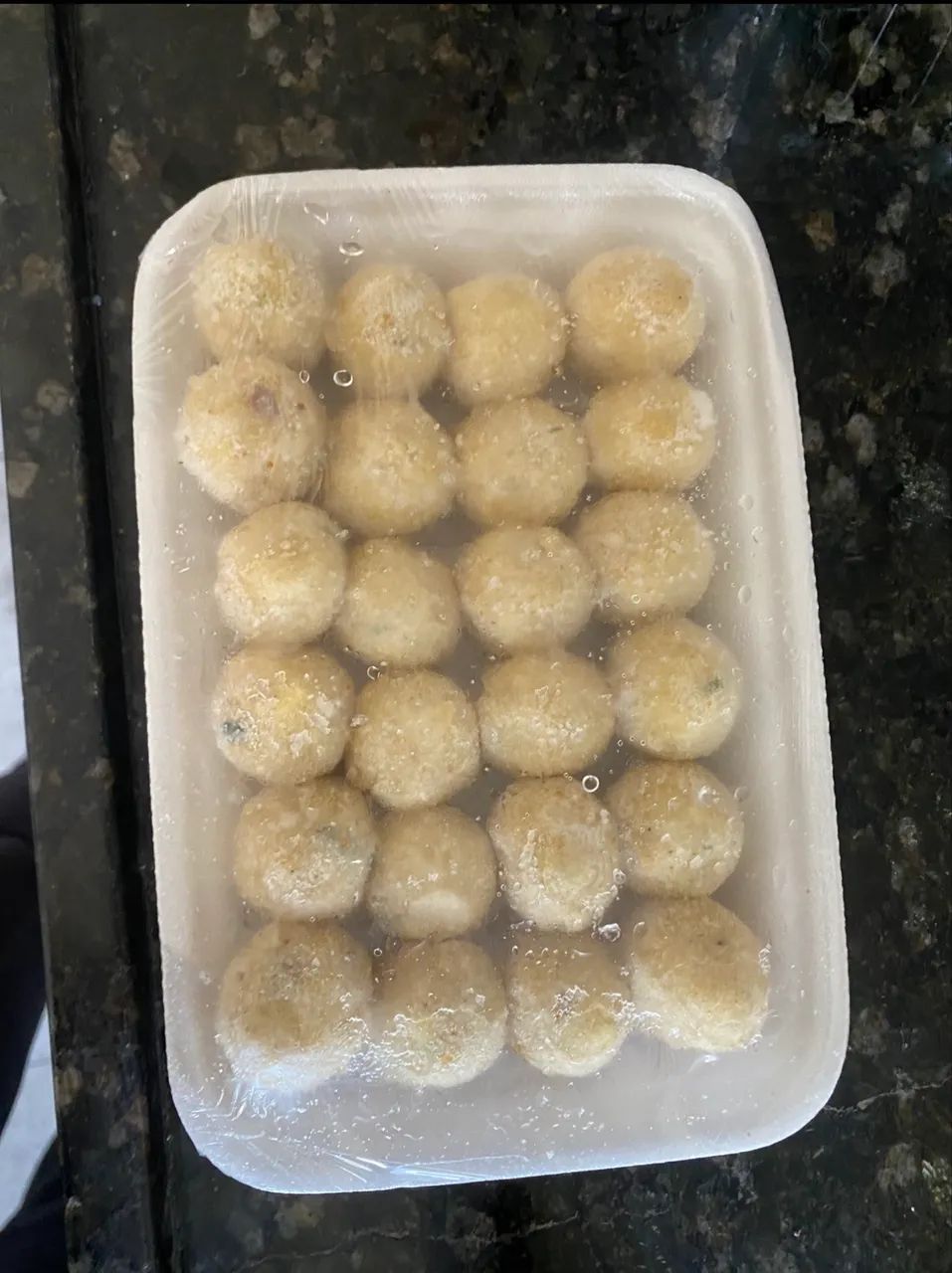 Bolinho de bacalhau congelado 