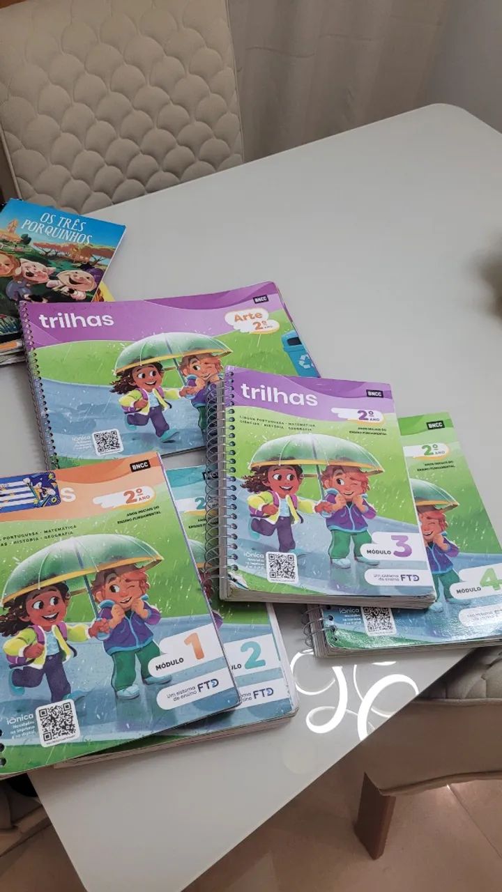 Livro FTD 2º ANO Coleção Trilhas completa  - Foto 4