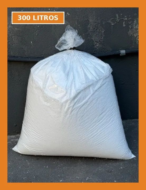Isopor Triturado 300 Litros - Enchimento Puff Gigante e Concreto Leve
