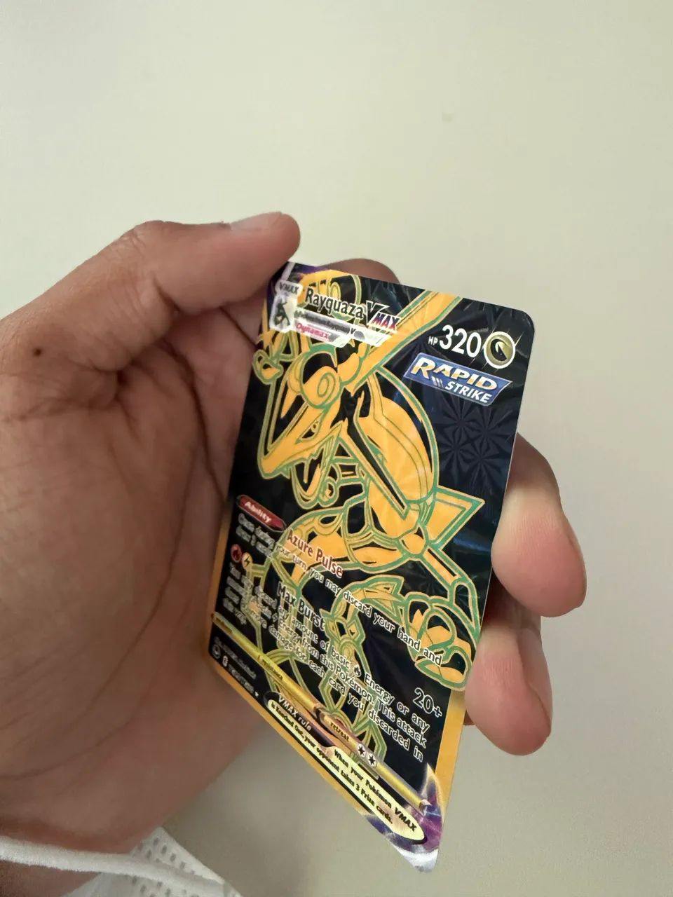Card Pokémon Original Rayquaza Vmax - Foto 3