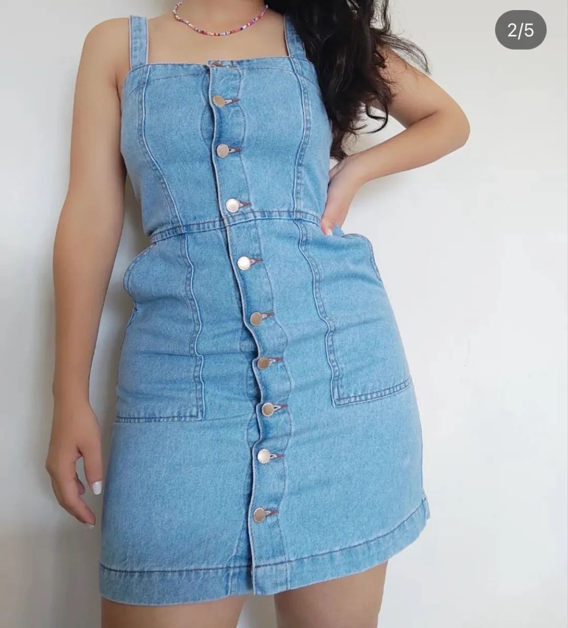 DESAPEGO VESTIDO JEANS  - Foto 4