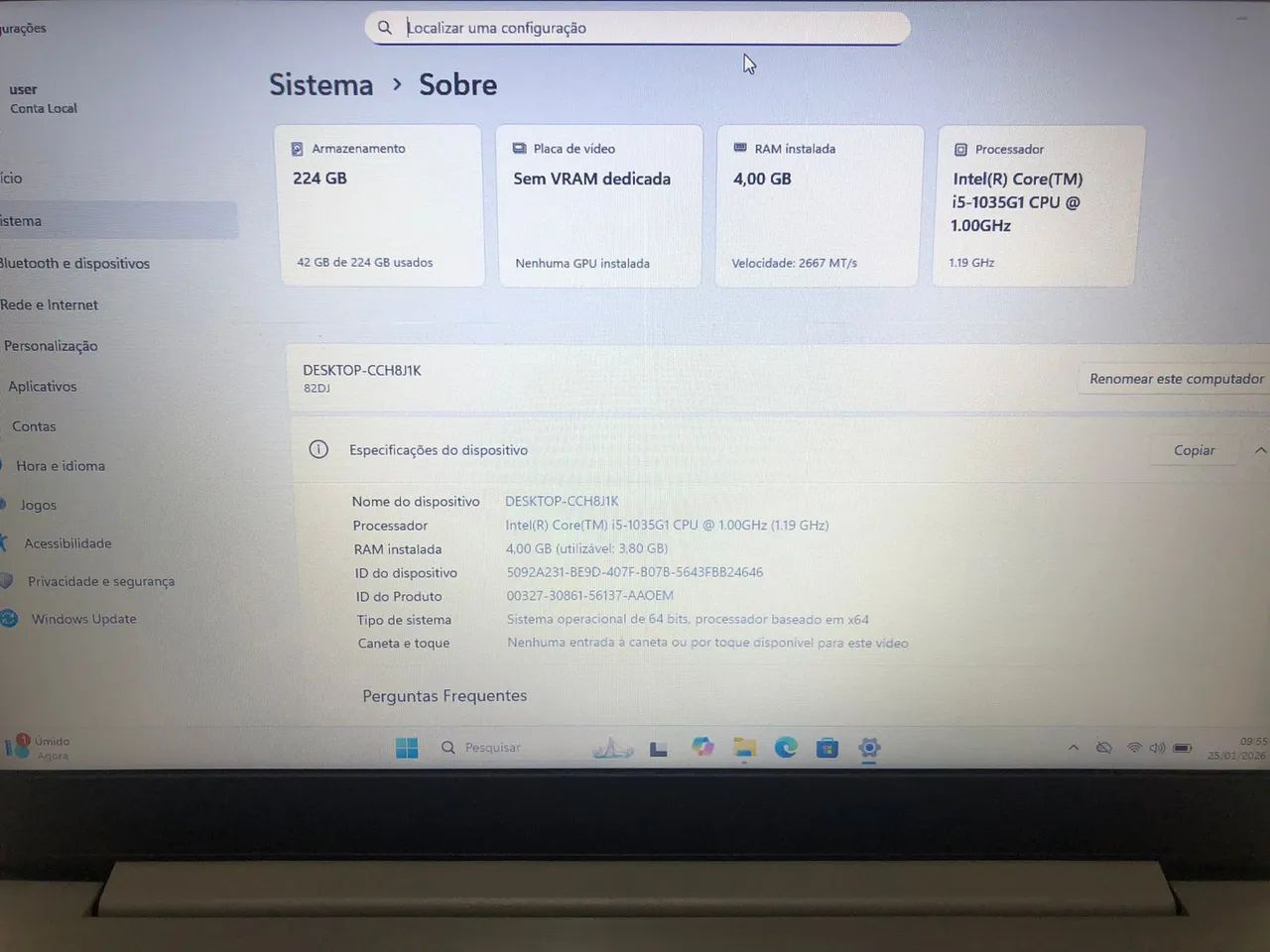 Lenovo i5 de décima geração  - Foto 3