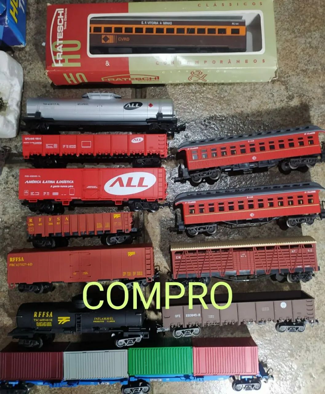Trem elétrico Frateschi ferromodelismo 