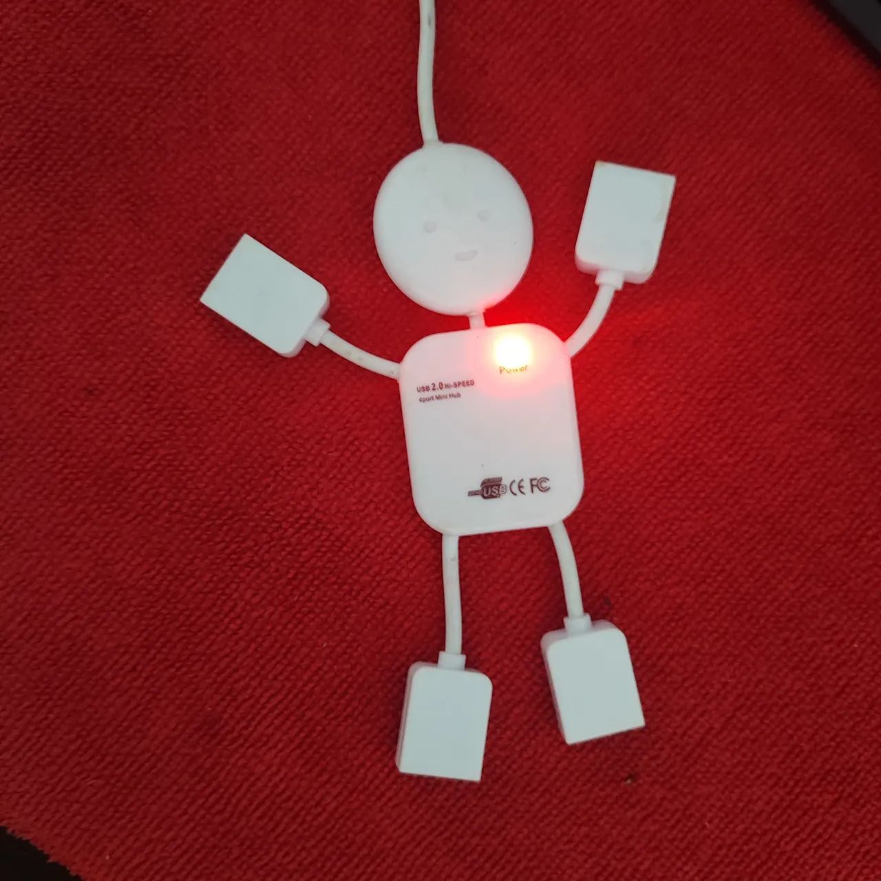 Hub USB 4 portas, entrego