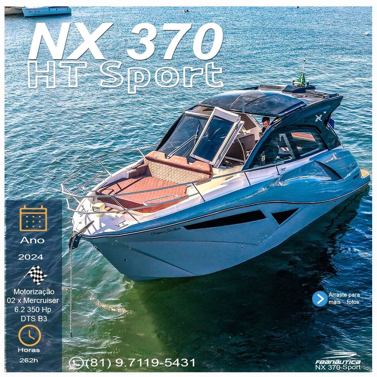 NX 370 HT Sport - Barcos e aeronaves - Pina, Recife 1496578207 | OLX