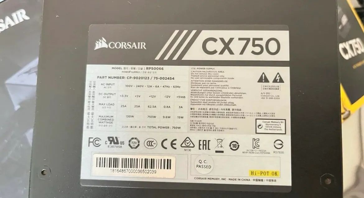 Fonte Corsair CX750 - Foto 3