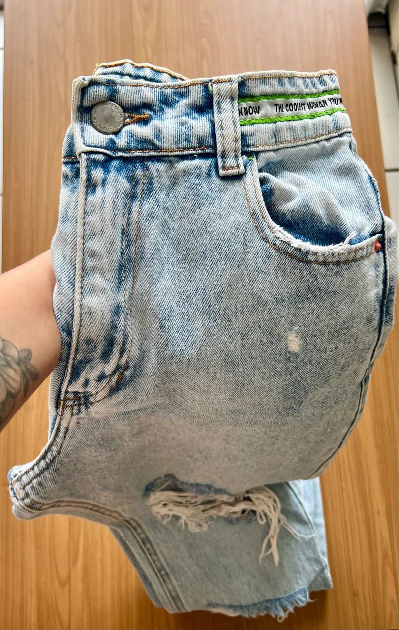 Calça Mom Jeans Zara 