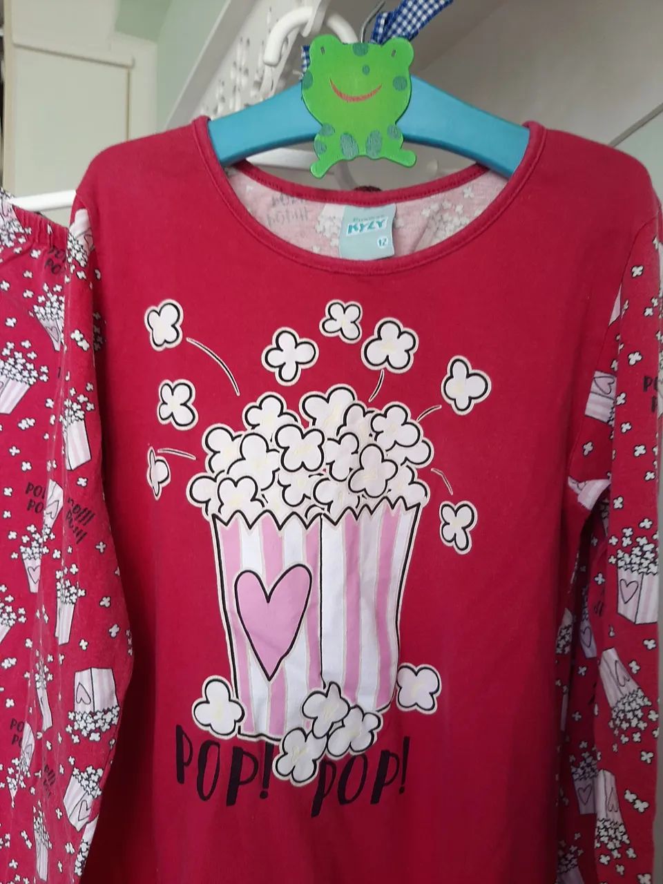 Pijama KYLY. Tamanho 12. Tema Pop Corn. 100% algodão.  - Foto 4