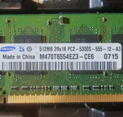 Memória Samsung DDR2 512 Mb Notebook - Foto 2