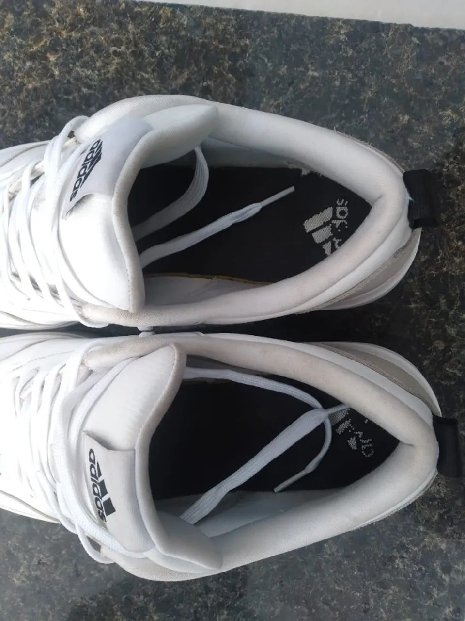 Tênis Adidas Branco Couro/Camurça  - Foto 2