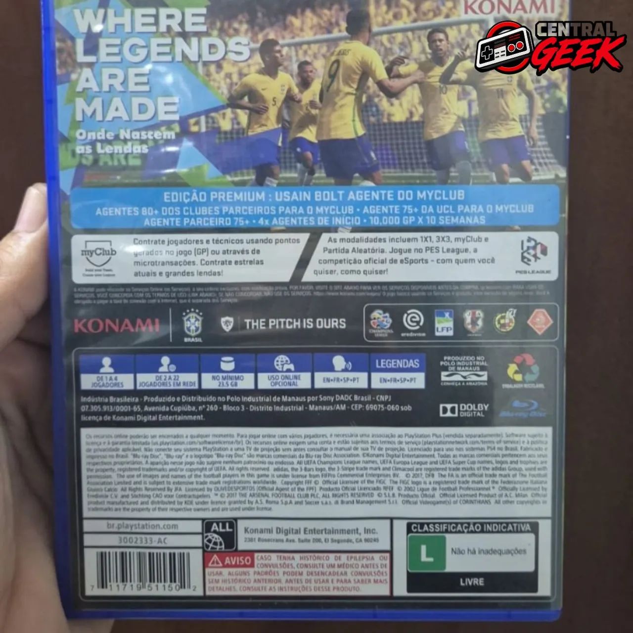 Jogo Pro Evolution Soccer 2018 PS4 - Foto 3