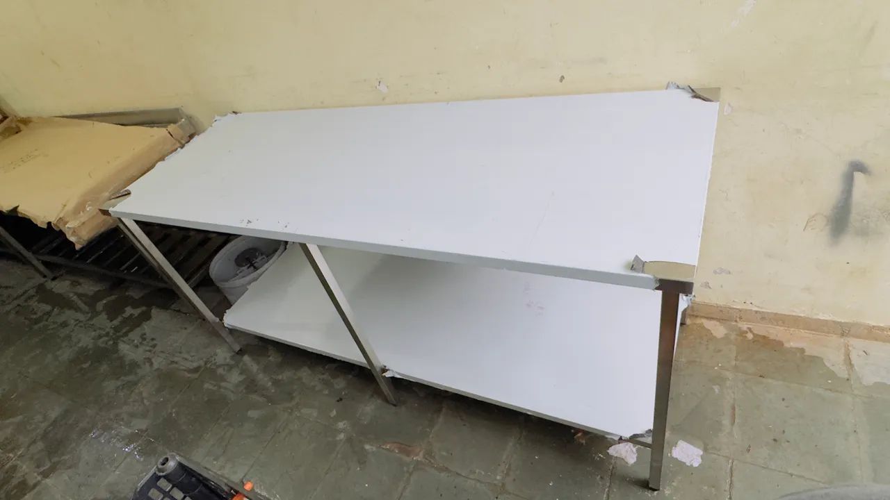 Mesa de inox 1,90 x 70cm  - Foto 2