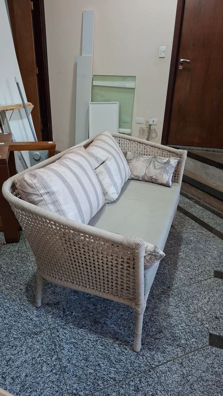 Sofá Namoradeira em Corda Náutica - Foto 2
