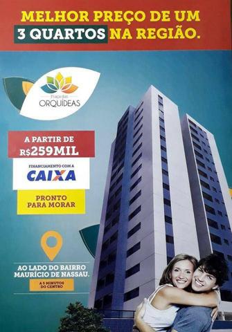 Apartamentos 3 Quartos (1 suíte) 71m2 e 75m2 Ed. Praça das Orquídeas, próx Faculdade Asces