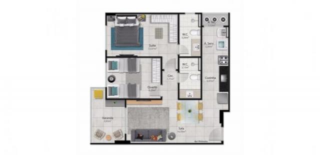 Apartamento para venda em vitória, santa helena, 2 dormitórios, 1 suíte, 2 banheiros, 2 va - Foto 14