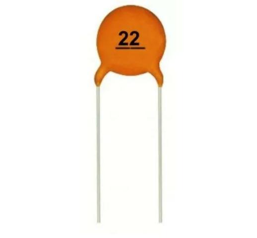 COD-CP225 Kit 10 Capacitor Cerâmico 22pf 50v 22 Pf 50v 50 V Arduino Automação Robotica