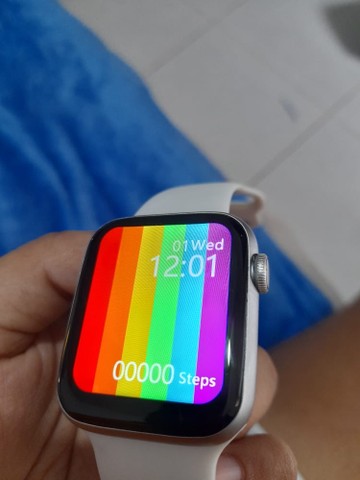 smartwatch iwo series 6 full max é bom