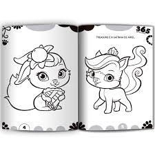 Livro Para Colorir Infantil 365 Desenhos Princesas Disney-phi - Foto 4