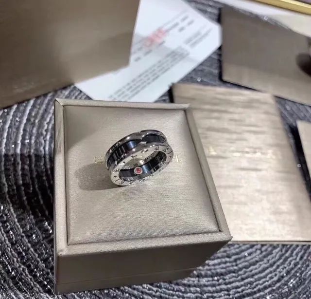 aneis de luxo bvlgari 18 k finas unidade