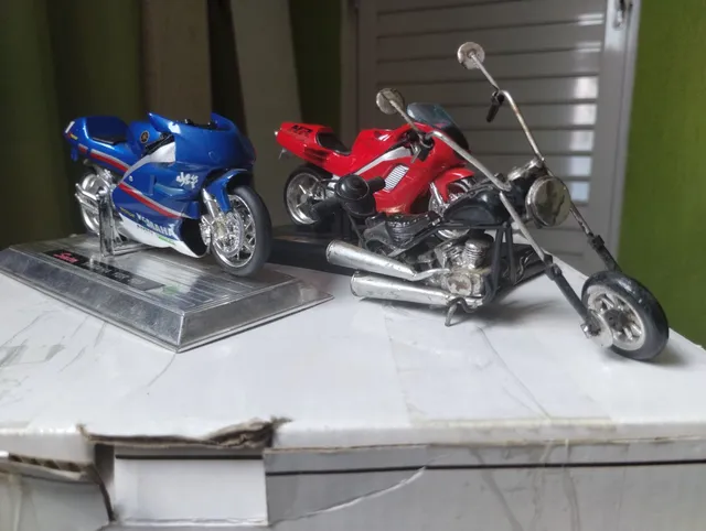 Miniatura Moto Ferro Speed Corrida Honda Na Caixa 1:12