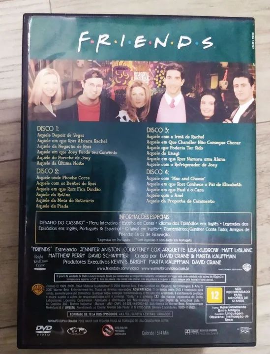 Friends - Sexta Temporada Completa (DVD) - Foto 2