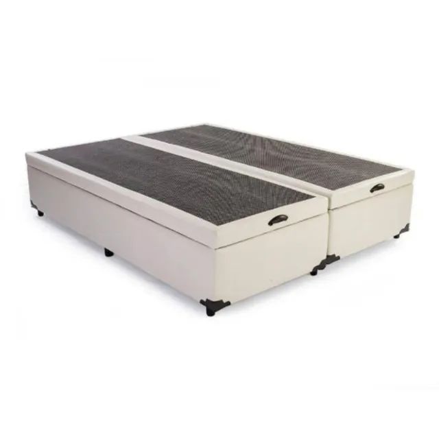 Cama Queen Size com Colchão Mola Bonnel 28cm - Box Baú - Foto 2