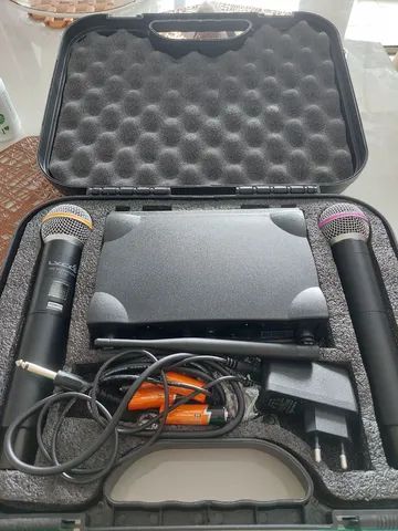 2 microfones sem fio completo  - Foto 3