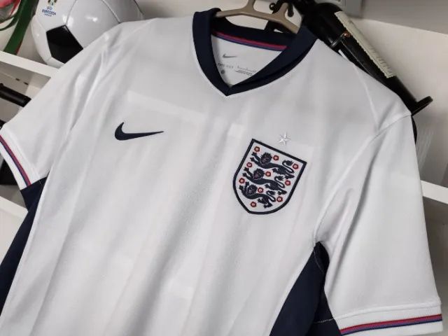 Camisa da Inglaterra Branca EURO 2024 - (NOVA) - Foto 2