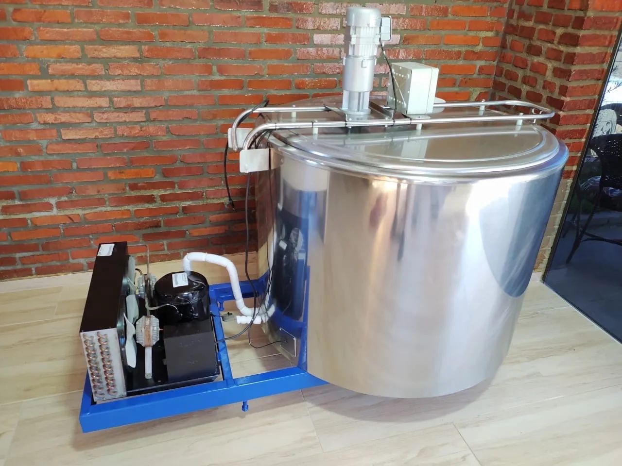 500 Litros Tanque Resfriador de Leite  Inox Caldas Água  - Foto 2