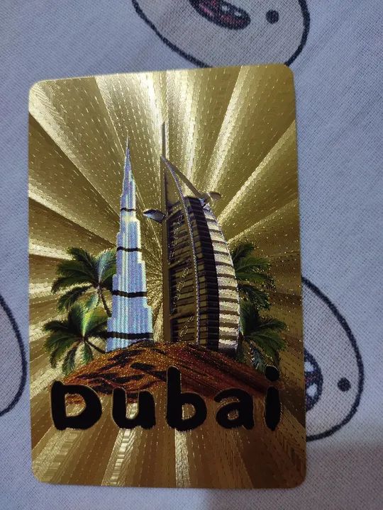 Baralho de Cartas Dourado DUBAI - Foto 3