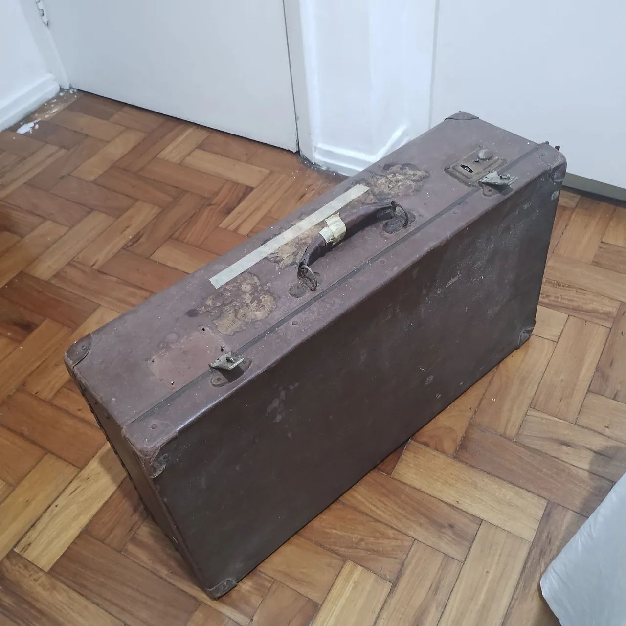 Mala de Viagem Vintage em Couro