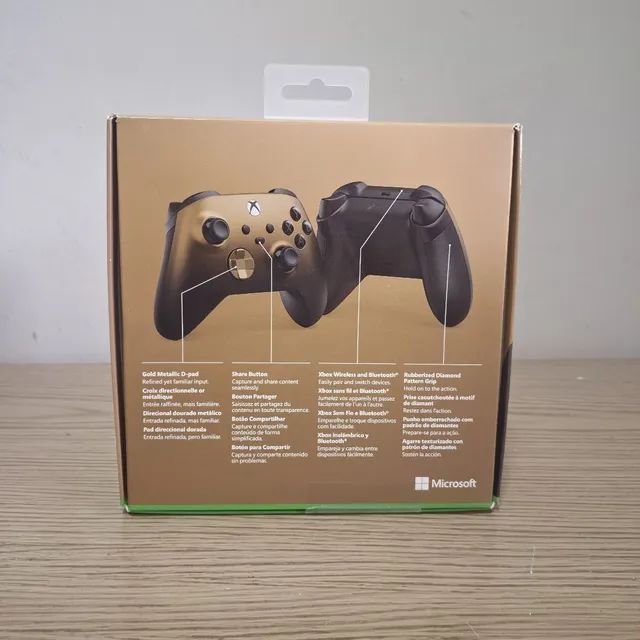 Promoção Controle Xbox Series S/X Gold Shadow Novo(PARCELO CARTÃO)(ACEITO CREDISHOP) - Foto 2