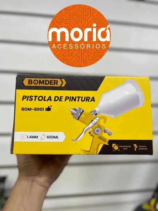 Pistola de Pintura 600ml Bomber 8001