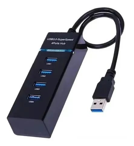 Hub Cabo Usb 3.0 Extensor 4 Portas High Speed Hd Pen Drive - Foto 2