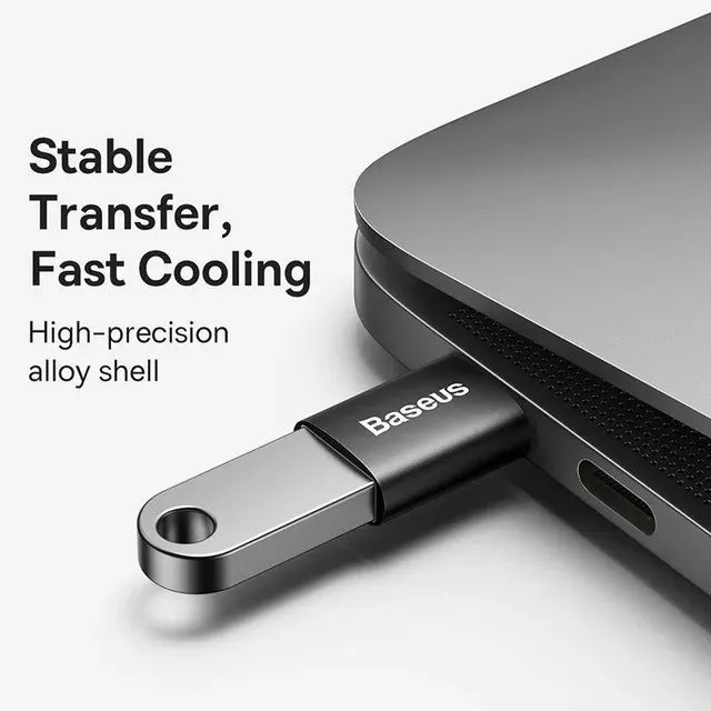 Adaptador USB OTG 3.1 USB C fêmea Para A macho - Foto 2