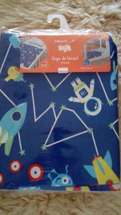 Jogo de lençol para Mini cama 