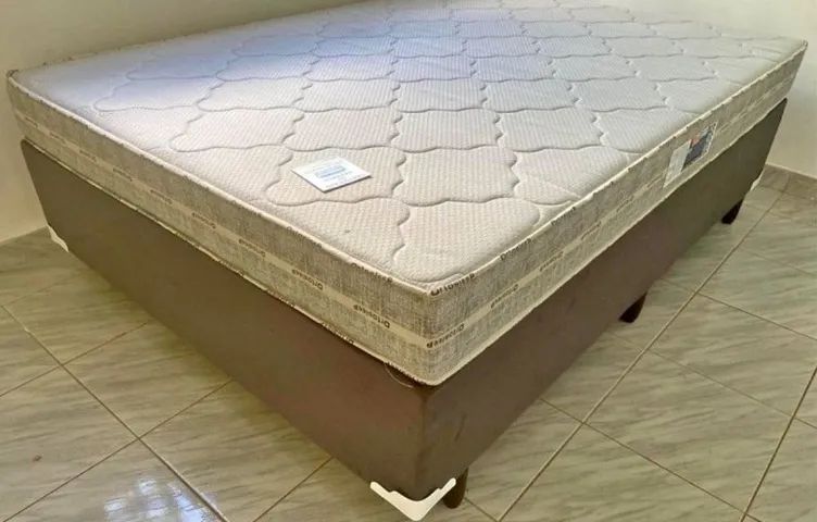 Cama box colchão e base (novo) brinde 