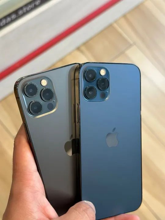 iPhone 12 Pro 128gb Grafite e Azul - Foto 2