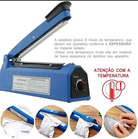 Seladora para embalagens plástica 20 cm<br> - Foto 3